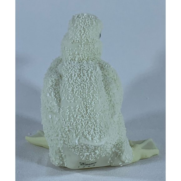 Vintage Dept 56 Easter 1993 Textured Cream Duckling Figurine 7281-8 Porcelain Sm - Picture 4 of 14